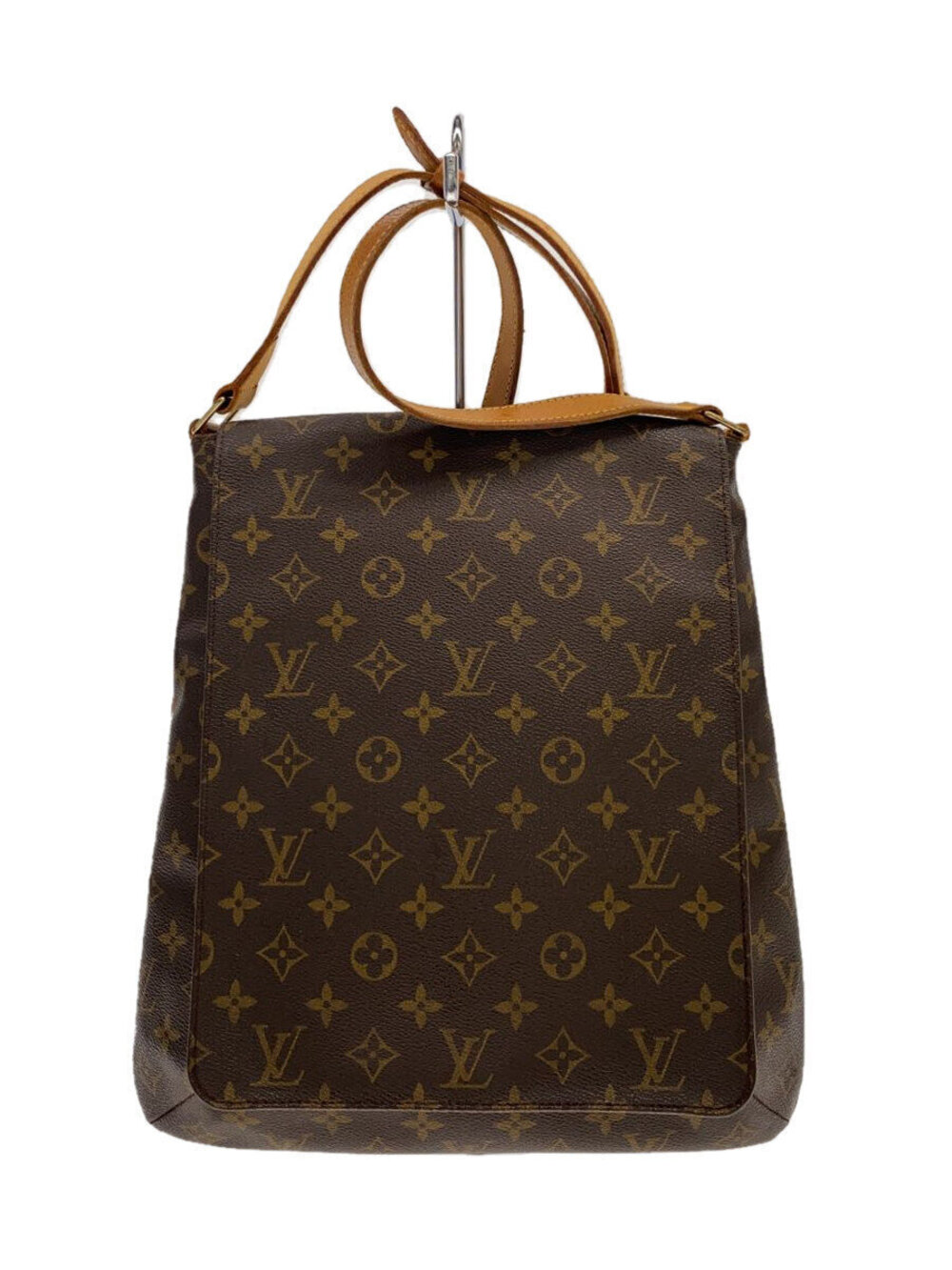 LOUIS VUITTON Musette Monogram Canvas Shoulder Bag Brown All over